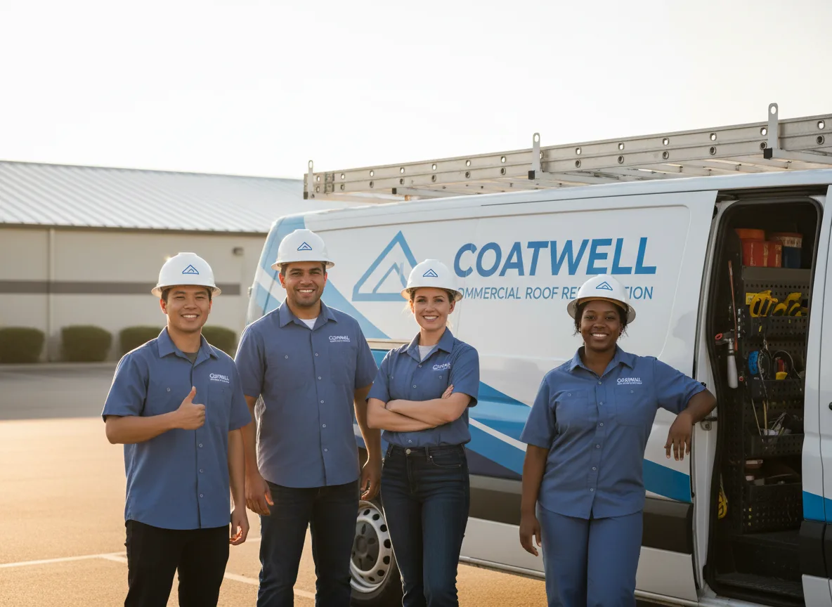Commercial roof coating company in Bay Center, WA